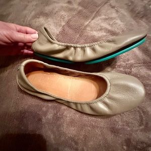 TIEKS Flats - Taupe Leather